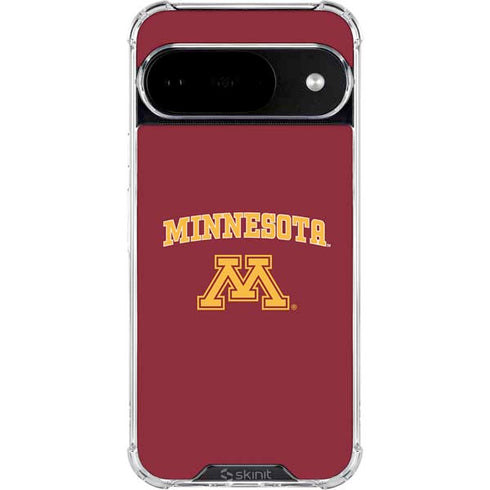 University of Minnesota Collegiate Text Google Pixel 10 Clear Case